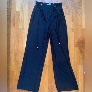 Casual black long pants